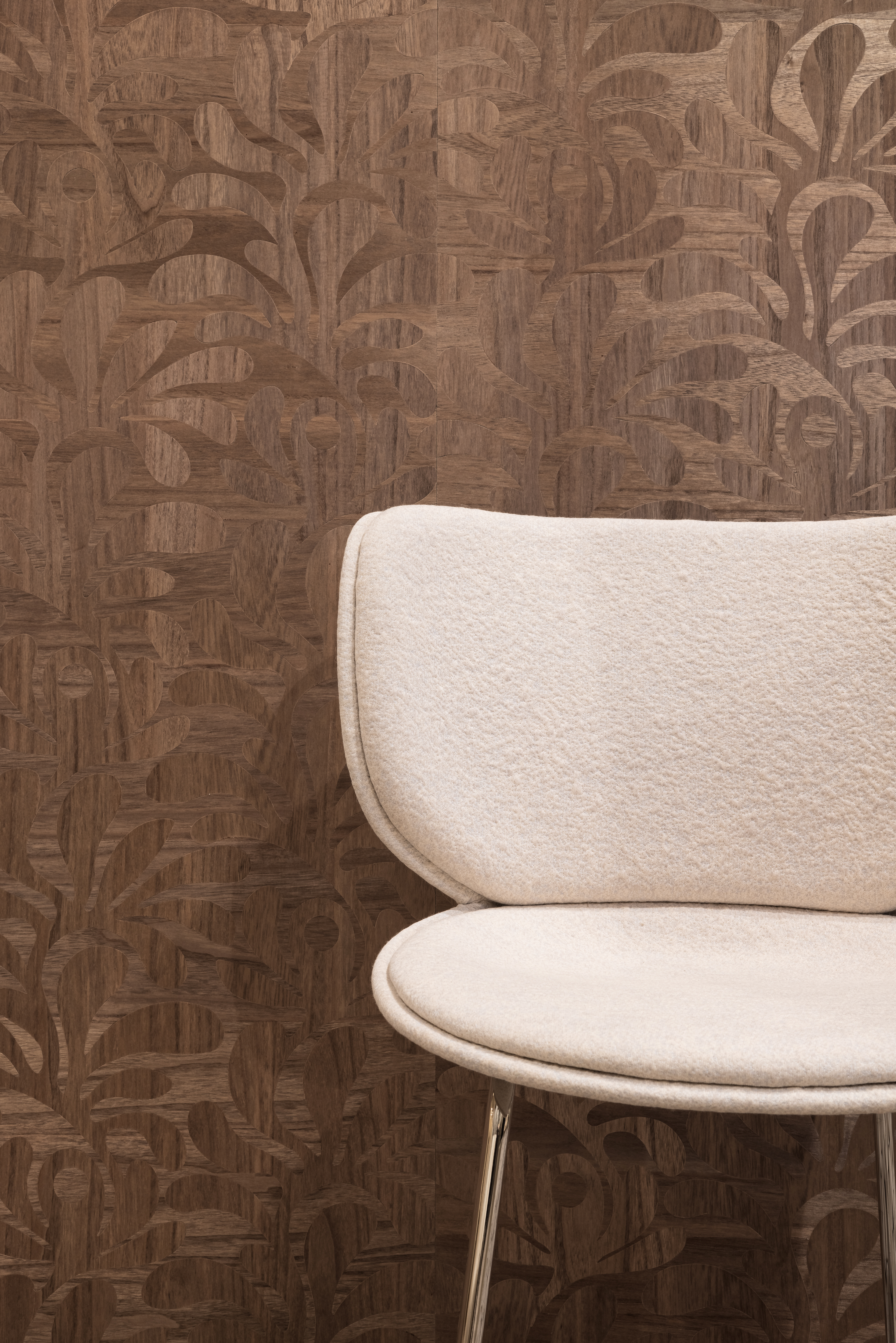 Woodblock Beetle Fern Wallcovering - Moooi